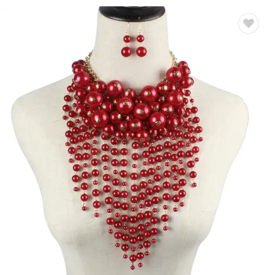 Jewelry - Necklace - Chunky Pearl Drop