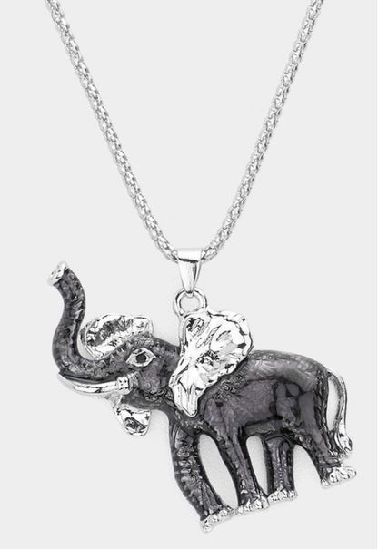 Elephant 3D Necklace