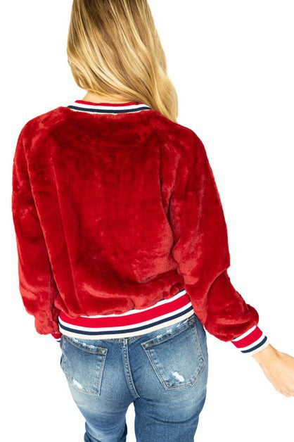Fur Sweatshirt