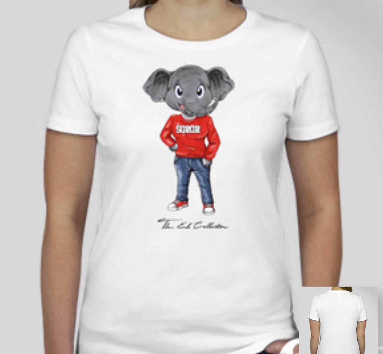 Ele Collection Ele Collection - Red Sweater and Jeans – Discreet Greek